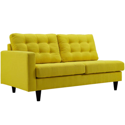 Modway Outlet Empress Left-Facing Upholstered Fabric Loveseat by Modway  Living Room Furniture Sunny - EEI-2589-SUN