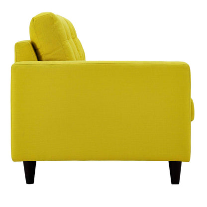Modway Outlet Empress Left-Facing Upholstered Fabric Loveseat by Modway  Living Room Furniture Sunny - EEI-2589-SUN