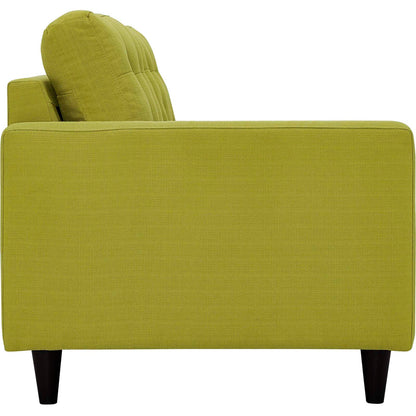 Modway Outlet Empress Left-Facing Upholstered Fabric Loveseat by Modway  Living Room Furniture Wheatgrass - EEI-2589-WHE
