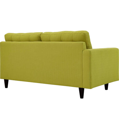 Modway Outlet Empress Left-Facing Upholstered Fabric Loveseat by Modway  Living Room Furniture Wheatgrass - EEI-2589-WHE