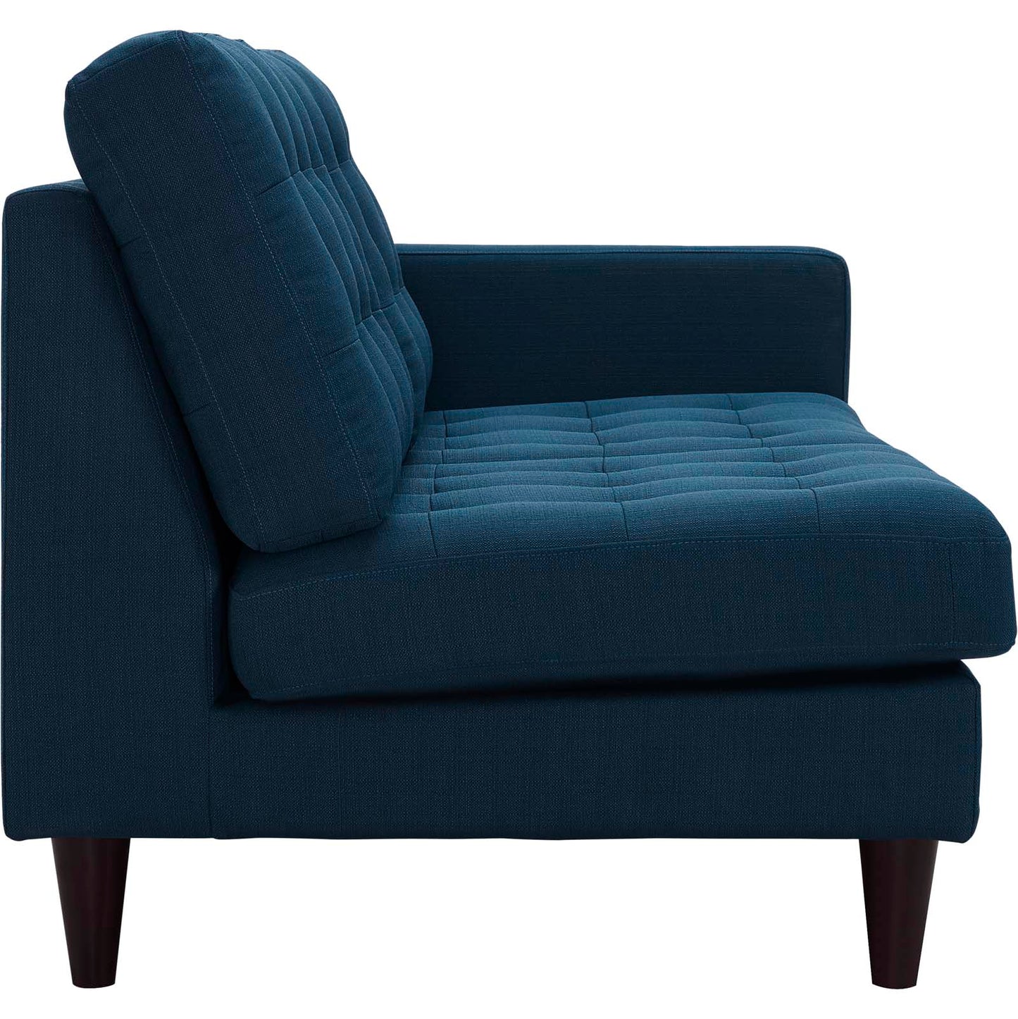 Modway Outlet Empress Right-Facing Upholstered Fabric Loveseat by Modway  Living Room Furniture Azure - EEI-2595-AZU