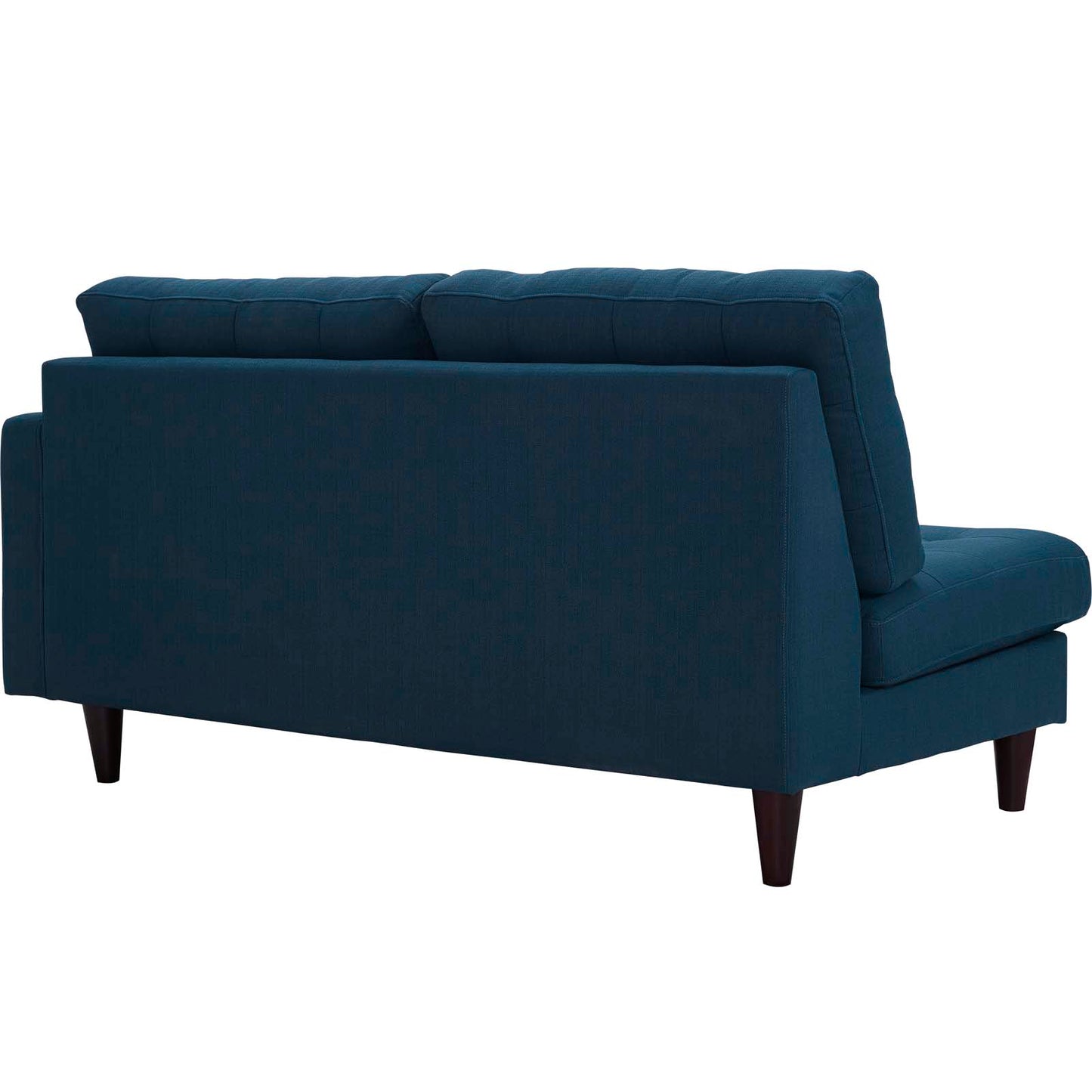 Modway Outlet Empress Right-Facing Upholstered Fabric Loveseat by Modway  Living Room Furniture Azure - EEI-2595-AZU
