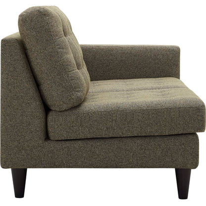 Modway Outlet Empress Right-Facing Upholstered Fabric Loveseat by Modway  Living Room Furniture Oatmeal - EEI-2595-OAT