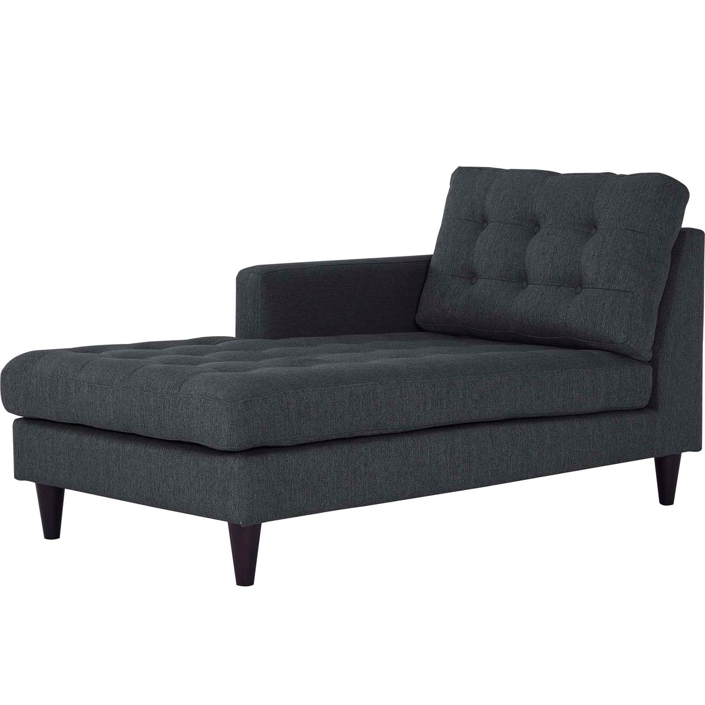 Modway Outlet Empress Left-Arm Upholstered Fabric Chaise by Modway  Living Room Furniture Gray - EEI-2596-DOR