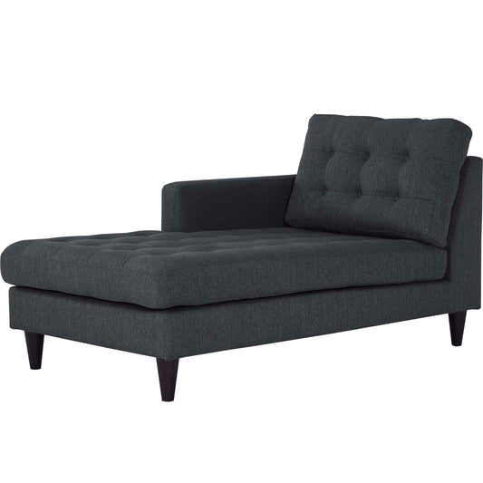 Modway Outlet Empress Left-Arm Upholstered Fabric Chaise by Modway  Living Room Furniture Gray - EEI-2596-DOR