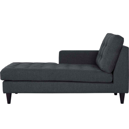 Modway Outlet Empress Left-Arm Upholstered Fabric Chaise by Modway  Living Room Furniture Gray - EEI-2596-DOR