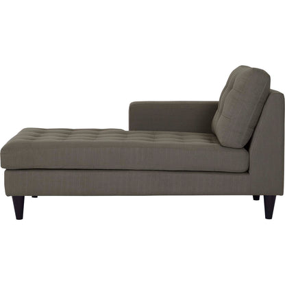 Modway Outlet Empress Left-Arm Upholstered Fabric Chaise by Modway  Living Room Furniture Granite - EEI-2596-GRA