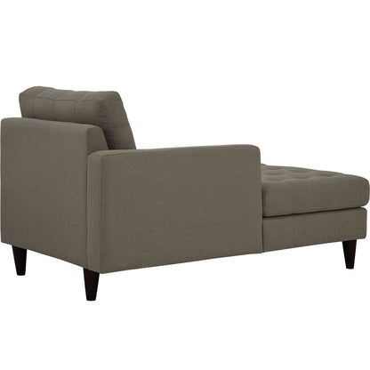 Modway Outlet Empress Left-Arm Upholstered Fabric Chaise by Modway  Living Room Furniture Granite - EEI-2596-GRA
