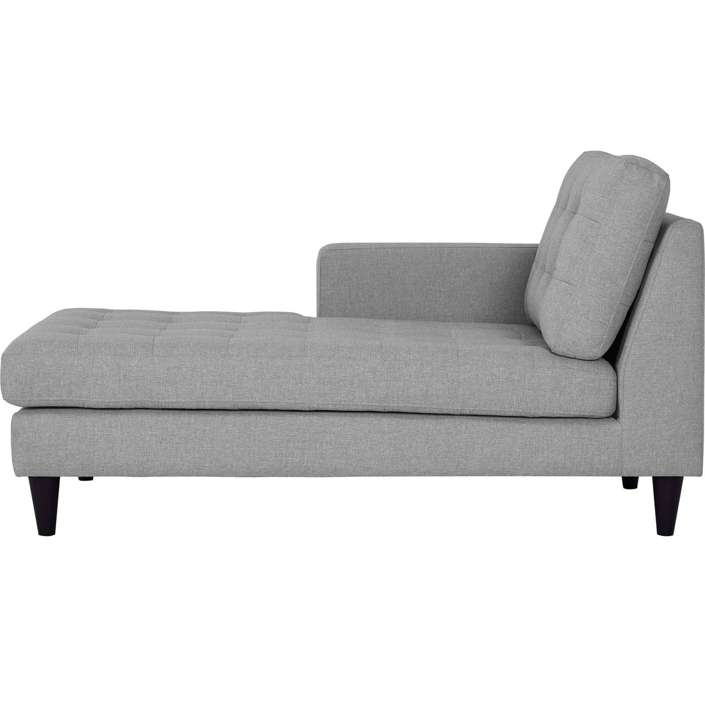 Modway Outlet Empress Left-Arm Upholstered Fabric Chaise by Modway  Living Room Furniture Light Gray - EEI-2596-LGR