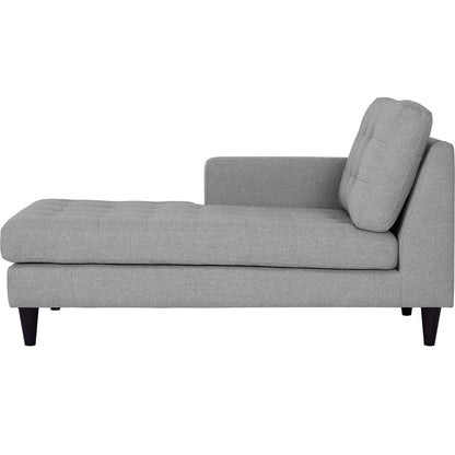 Modway Outlet Empress Left-Arm Upholstered Fabric Chaise by Modway  Living Room Furniture Light Gray - EEI-2596-LGR