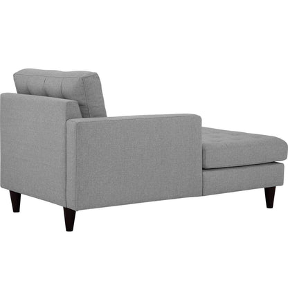 Modway Outlet Empress Left-Arm Upholstered Fabric Chaise by Modway  Living Room Furniture Light Gray - EEI-2596-LGR
