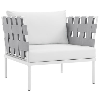 Modway Outlet Harmony Outdoor Patio Aluminum Armchair by Modway  Outdoor Furniture Furniture White White - EEI-2602-WHI-WHI