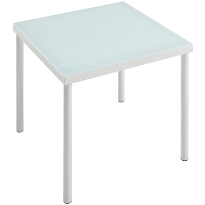 Modway Outlet Harmony Outdoor Patio Aluminum Side Table by Modway  Outdoor Furniture Furniture White - EEI-2604-WHI