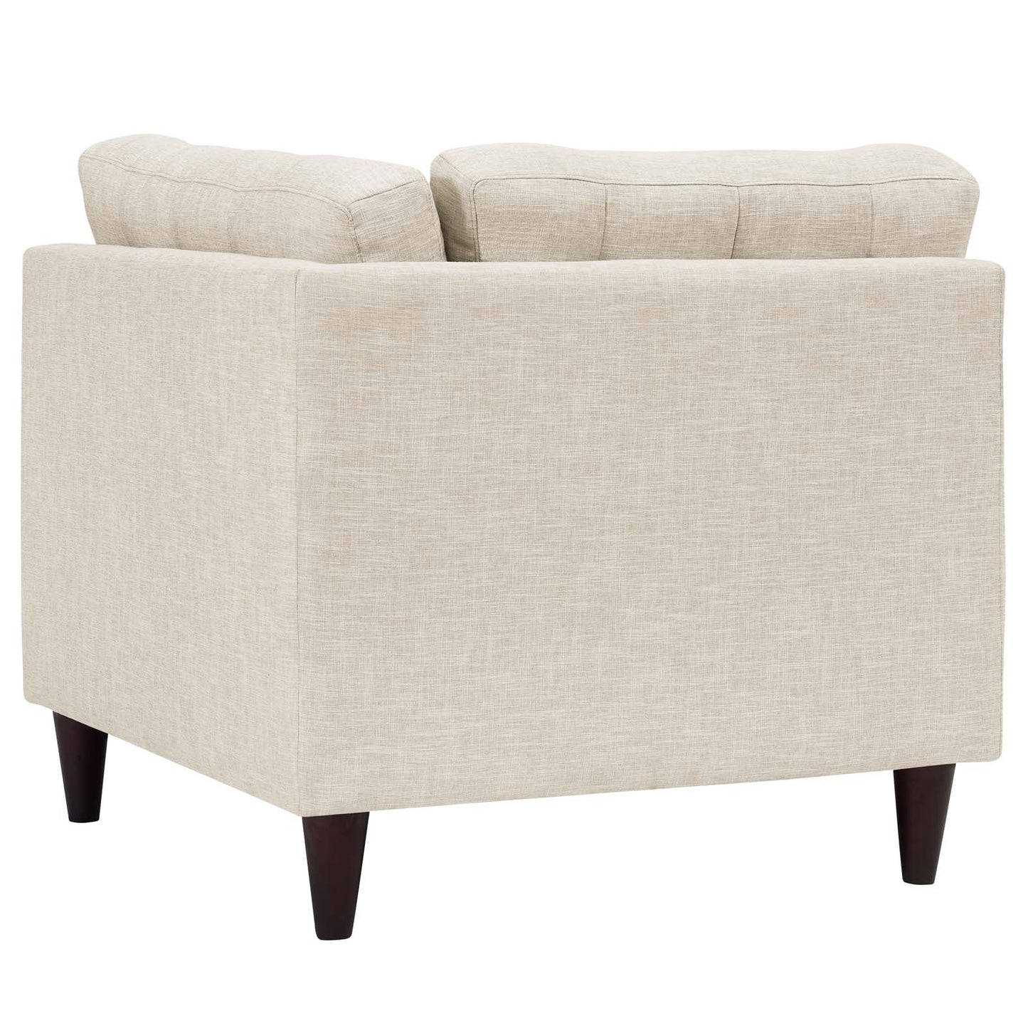 Modway Outlet Empress Upholstered Fabric Corner Sofa by Modway  Living Room Furniture Beige - EEI-2610-BEI