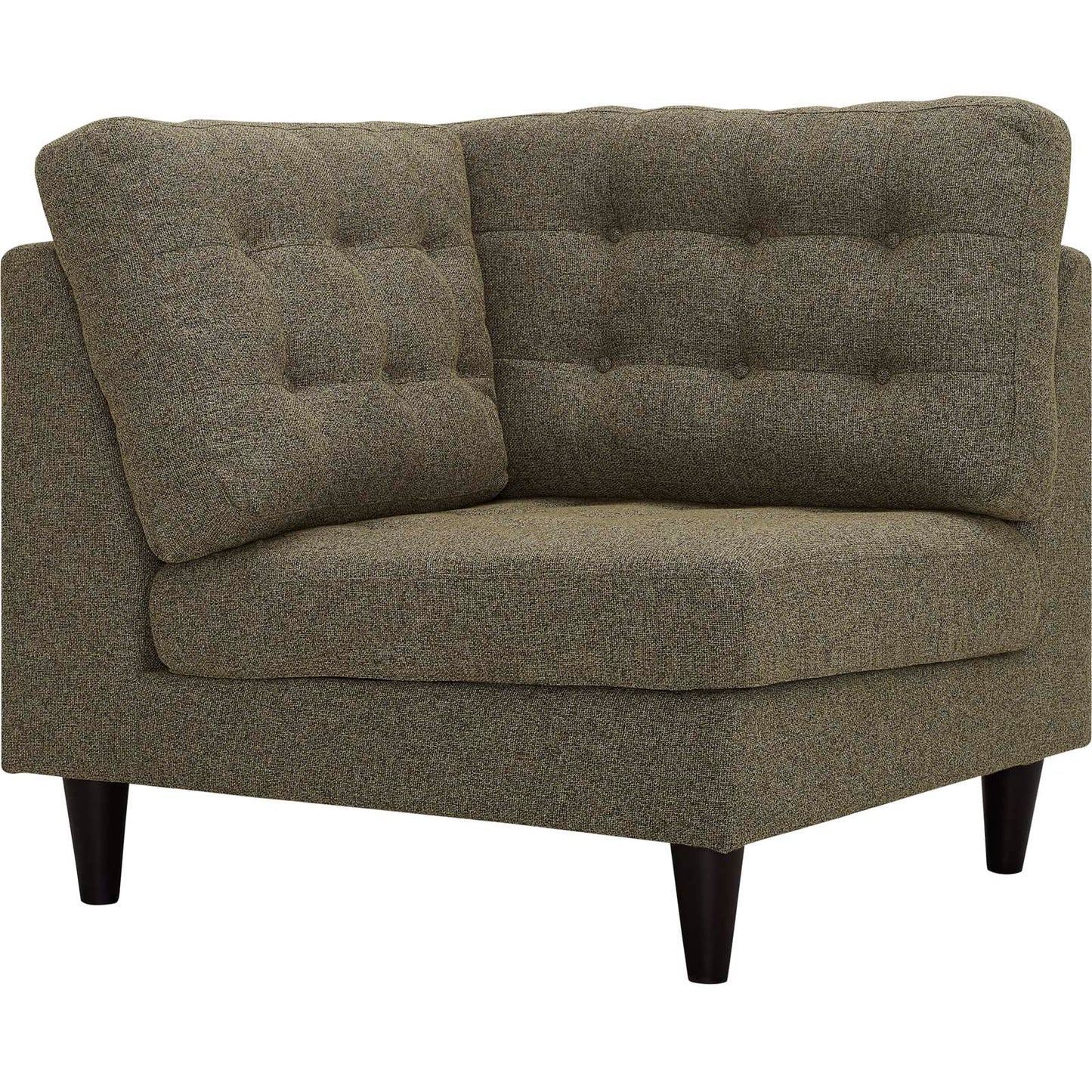 Modway Outlet Empress Upholstered Fabric Corner Sofa by Modway  Living Room Furniture Oatmeal - EEI-2610-OAT