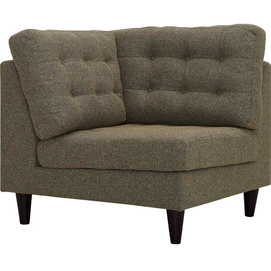 Modway Outlet Empress Upholstered Fabric Corner Sofa by Modway  Living Room Furniture Oatmeal - EEI-2610-OAT