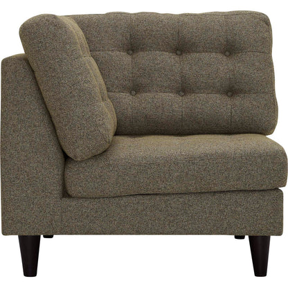 Modway Outlet Empress Upholstered Fabric Corner Sofa by Modway  Living Room Furniture Oatmeal - EEI-2610-OAT