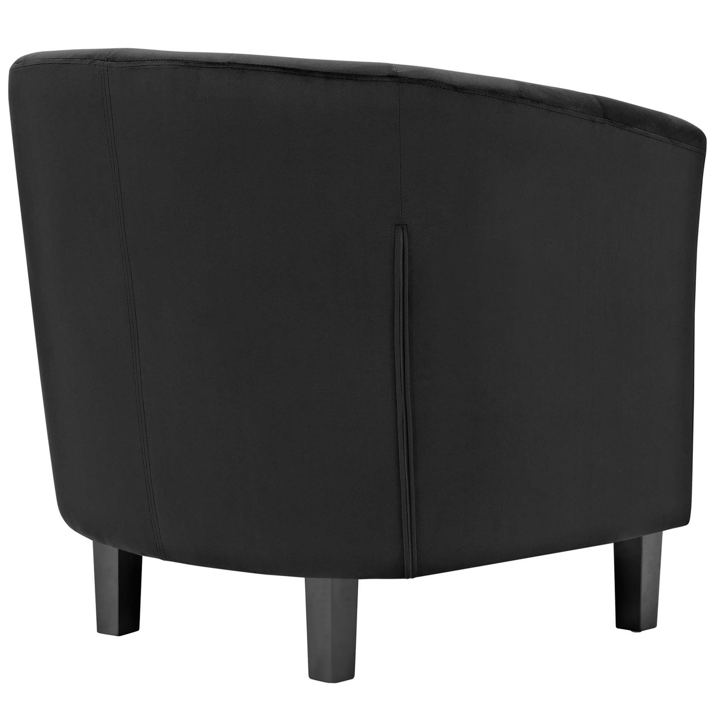 Modway - Prospect Performance Velvet Armchair by Modway  Living Room Sofas and Armchairs Black - EEI-2613-BLK