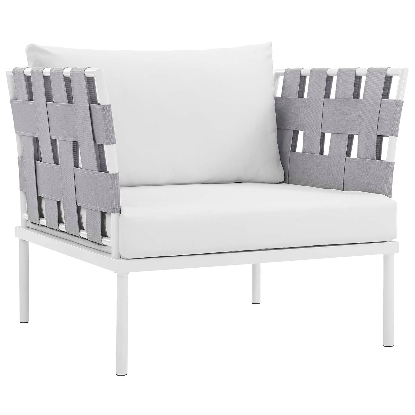 Modway Outlet Harmony 10 Piece Outdoor Patio Aluminum Sectional Sofa Set by Modway  Outdoor Furniture Furniture White White - EEI-2616-WHI-WHI-SET