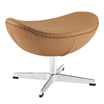 Modway Outlet Glove Leather Ottoman by Modway  Living Room Furniture Terracotta - EEI-264-TER