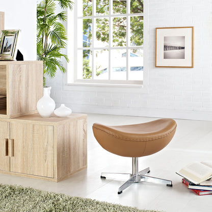 Modway Outlet Glove Leather Ottoman by Modway  Living Room Furniture Terracotta - EEI-264-TER