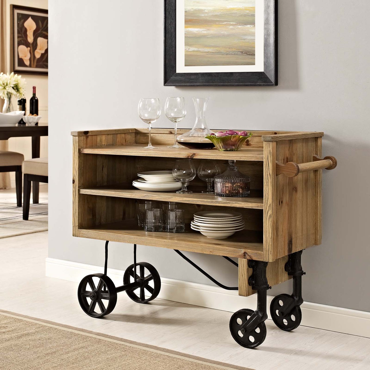 Modway Outlet Prevail Dining Stand by Modway  Bar and Dining Furniture Brown - EEI-2646-BRN