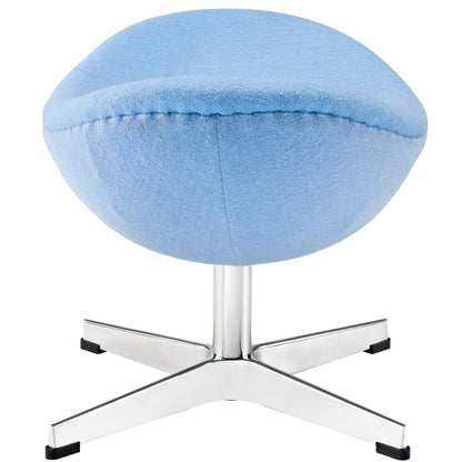 Modway Outlet Glove Wool Ottoman by Modway  Living Room Furniture Baby Blue - EEI-265-BBL