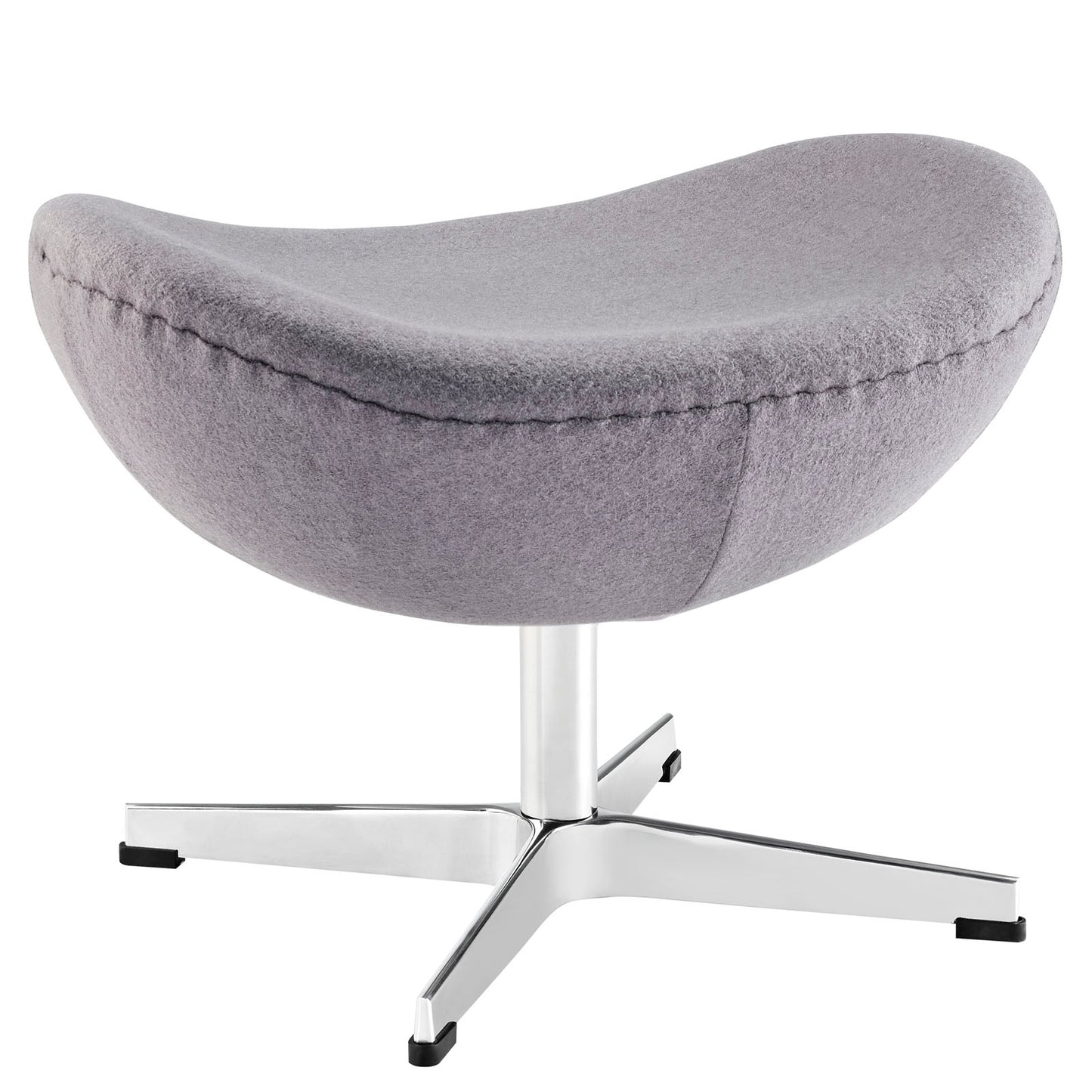 Modway Outlet Glove Wool Ottoman by Modway  Living Room Furniture Dark Gray - EEI-265-DGR