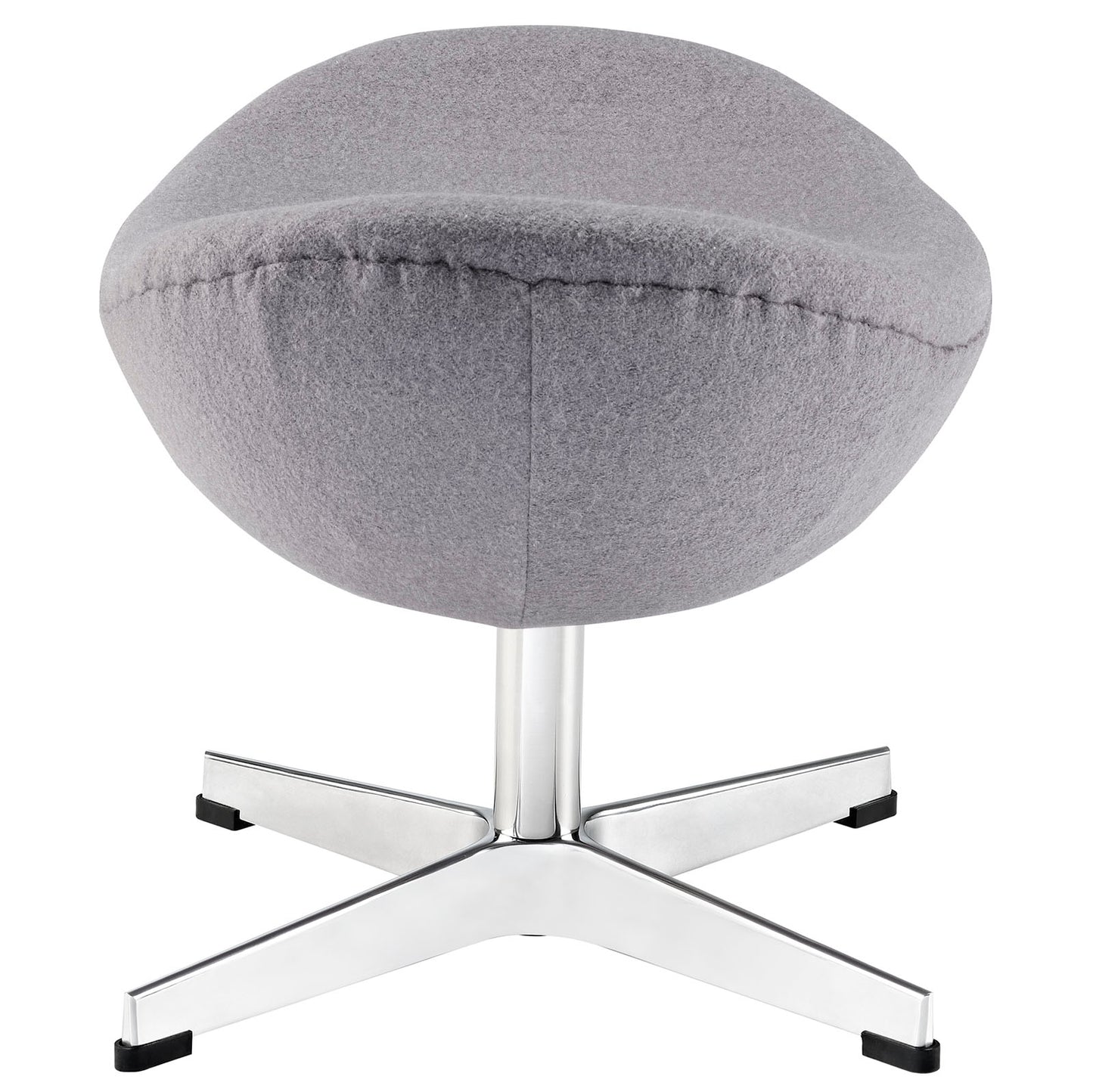 Modway Outlet Glove Wool Ottoman by Modway  Living Room Furniture Dark Gray - EEI-265-DGR