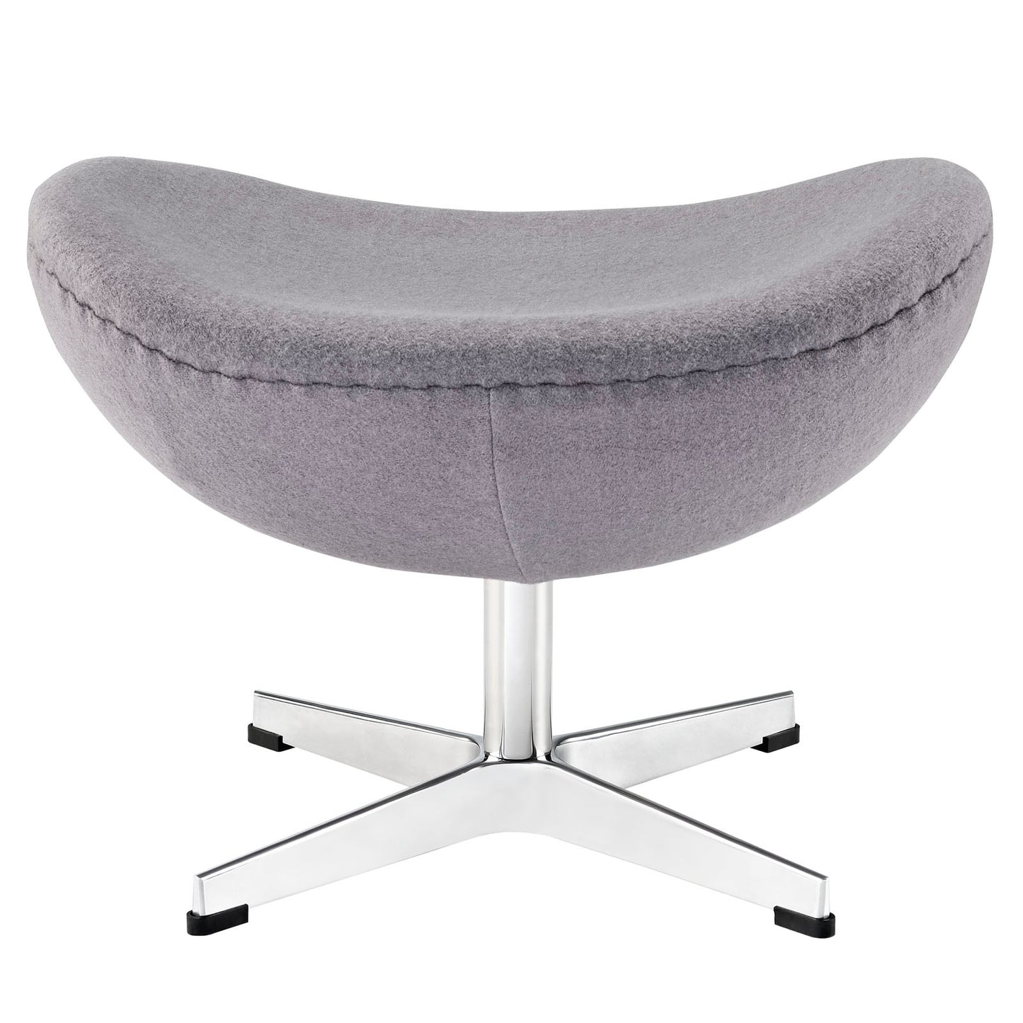 Modway Outlet Glove Wool Ottoman by Modway  Living Room Furniture Dark Gray - EEI-265-DGR