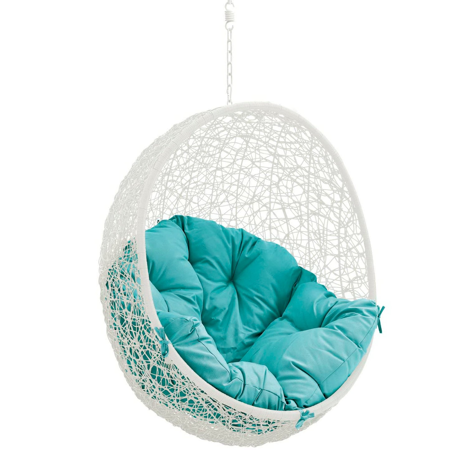 Modway - Hide Outdoor Patio Swing Chair Without Stand by Modway  Outdoor Furniture Daybeds and Lounges Blue - EEI-2654-WHI-TRQ
