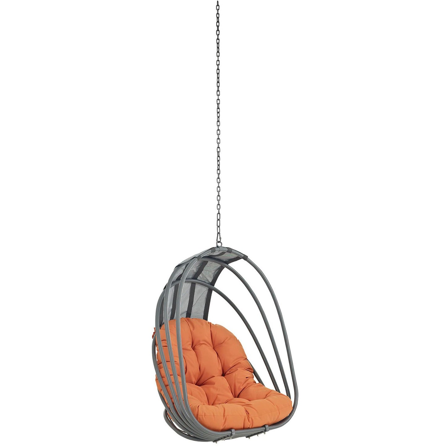 Modway - Whisk Outdoor Patio Swing Chair Without Stand by Modway  Outdoor Furniture Daybeds and Lounges Orange - EEI-2656-ORA-SET
