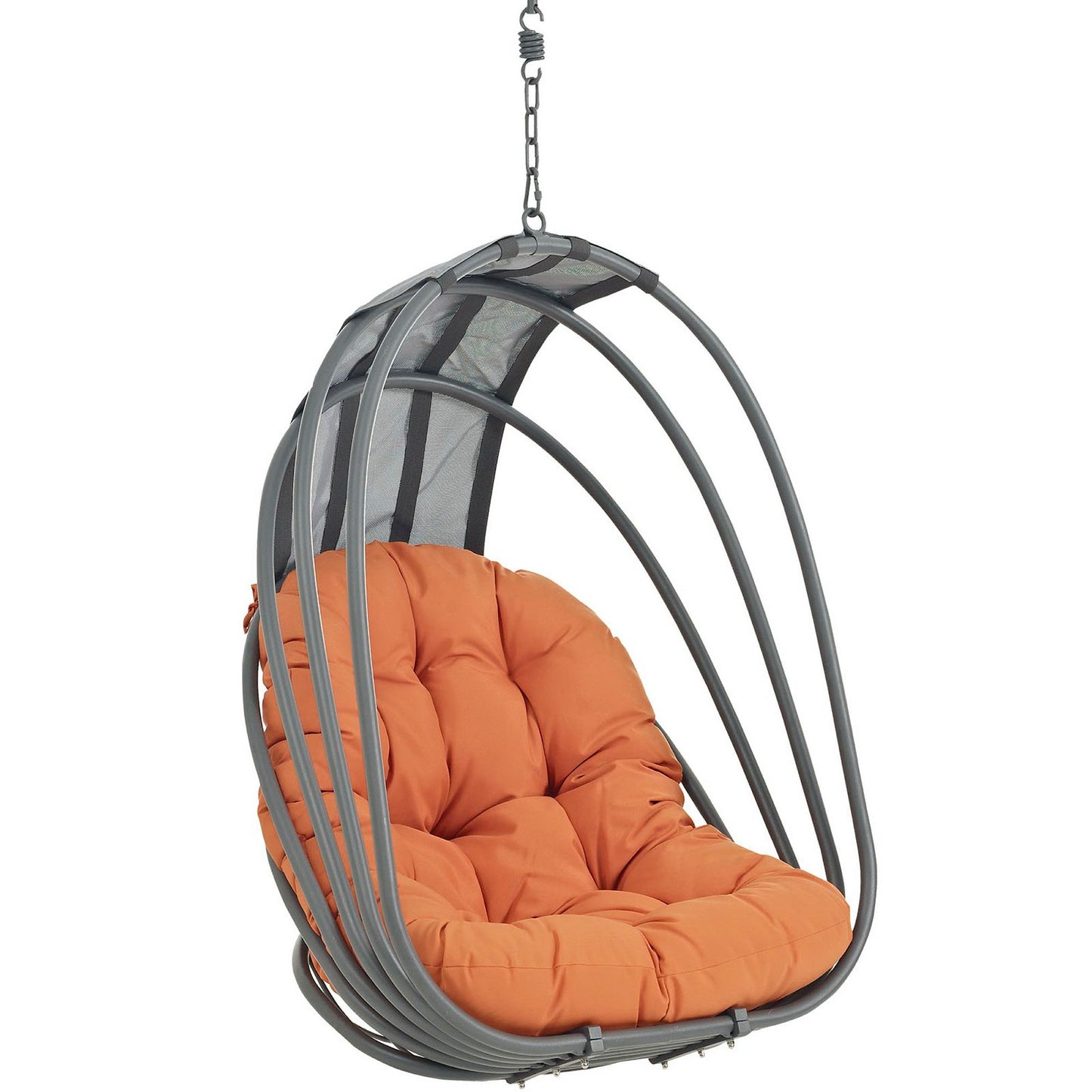 Modway - Whisk Outdoor Patio Swing Chair Without Stand by Modway  Outdoor Furniture Daybeds and Lounges Orange - EEI-2656-ORA-SET