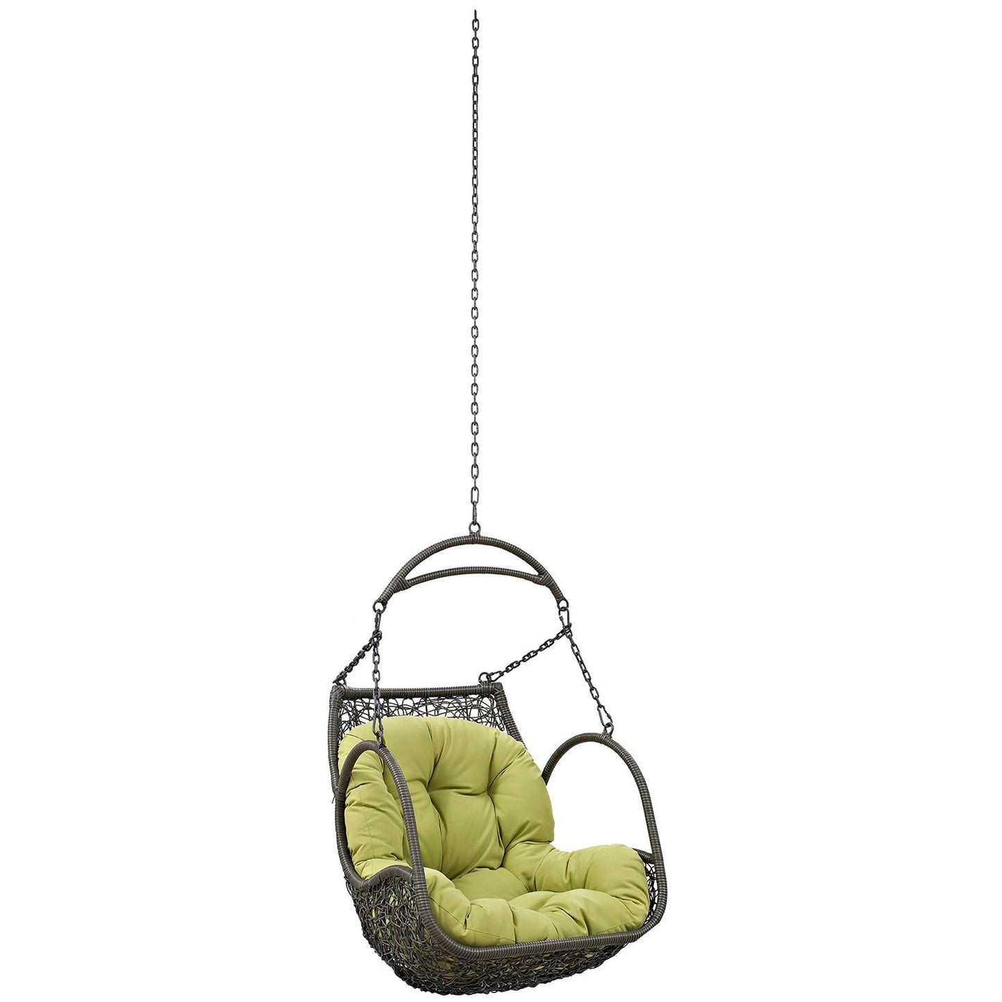 Modway - Arbor Outdoor Patio Swing Chair Without Stand by Modway  Outdoor Furniture Daybeds and Lounges Green - EEI-2659-PER-SET