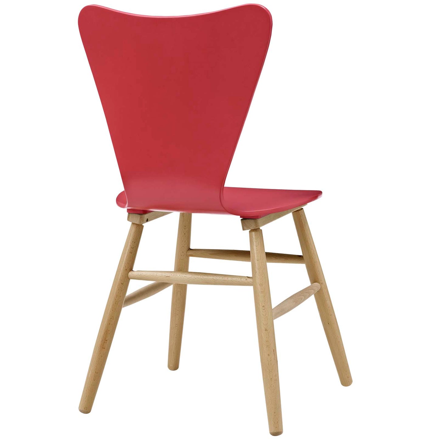 Modway Outlet Cascade Wood Dining Chair by Modway  Bar and Dining Furniture Red - EEI-2672-RED