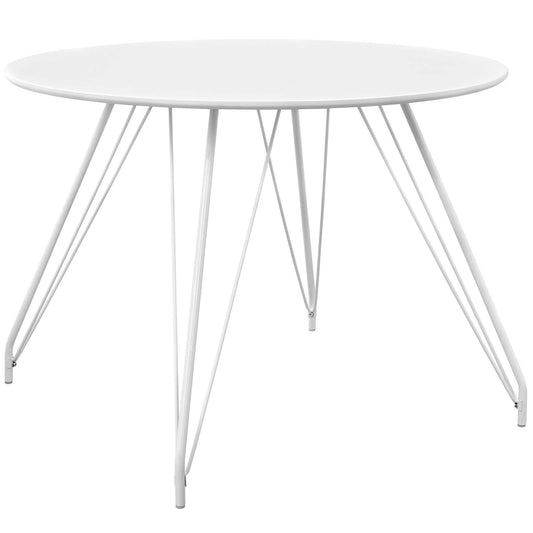 Modway Outlet Satellite Circular Dining Table by Modway  Bar and Dining Furniture White - EEI-2673-WHI-SET