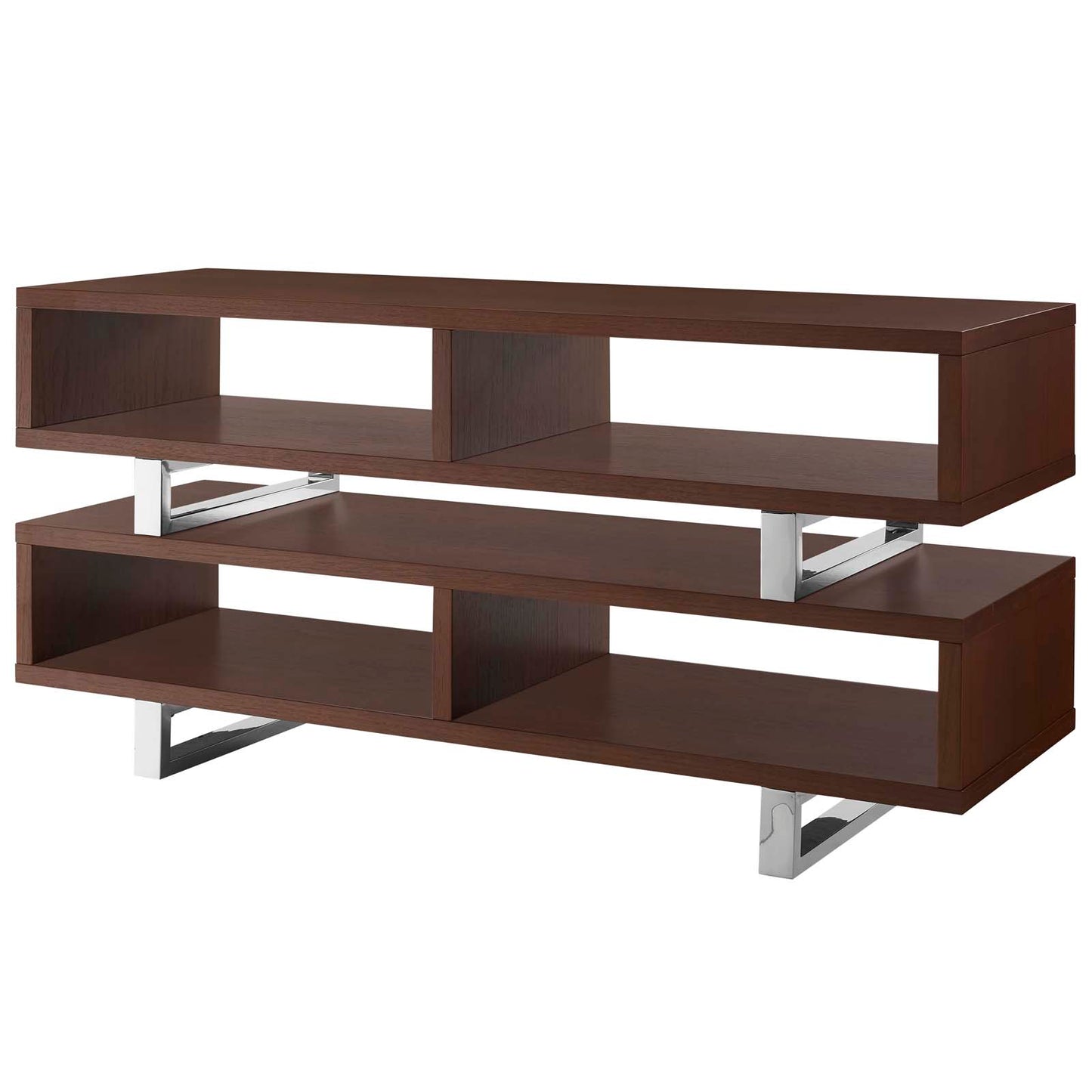 Modway Outlet Amble 47? TV Stand by Modway  Living Room Furniture Walnut - EEI-2679-WAL