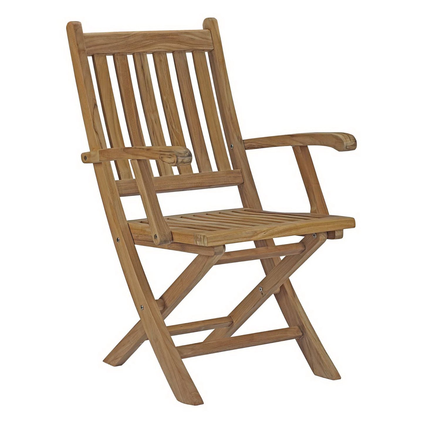 Modway - Marina Outdoor Patio Teak Folding Chair by Modway  Outdoor Furniture Sofa Sectionals Brown - EEI-2703-NAT
