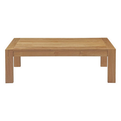 Modway - Upland Outdoor Patio Wood Coffee Table by Modway  Outdoor Furniture Bar and Dining Brown - EEI-2710-NAT