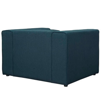 Modway Outlet Mingle Upholstered Fabric Armchair by Modway  Living Room Furniture Blue - EEI-2718-BLU