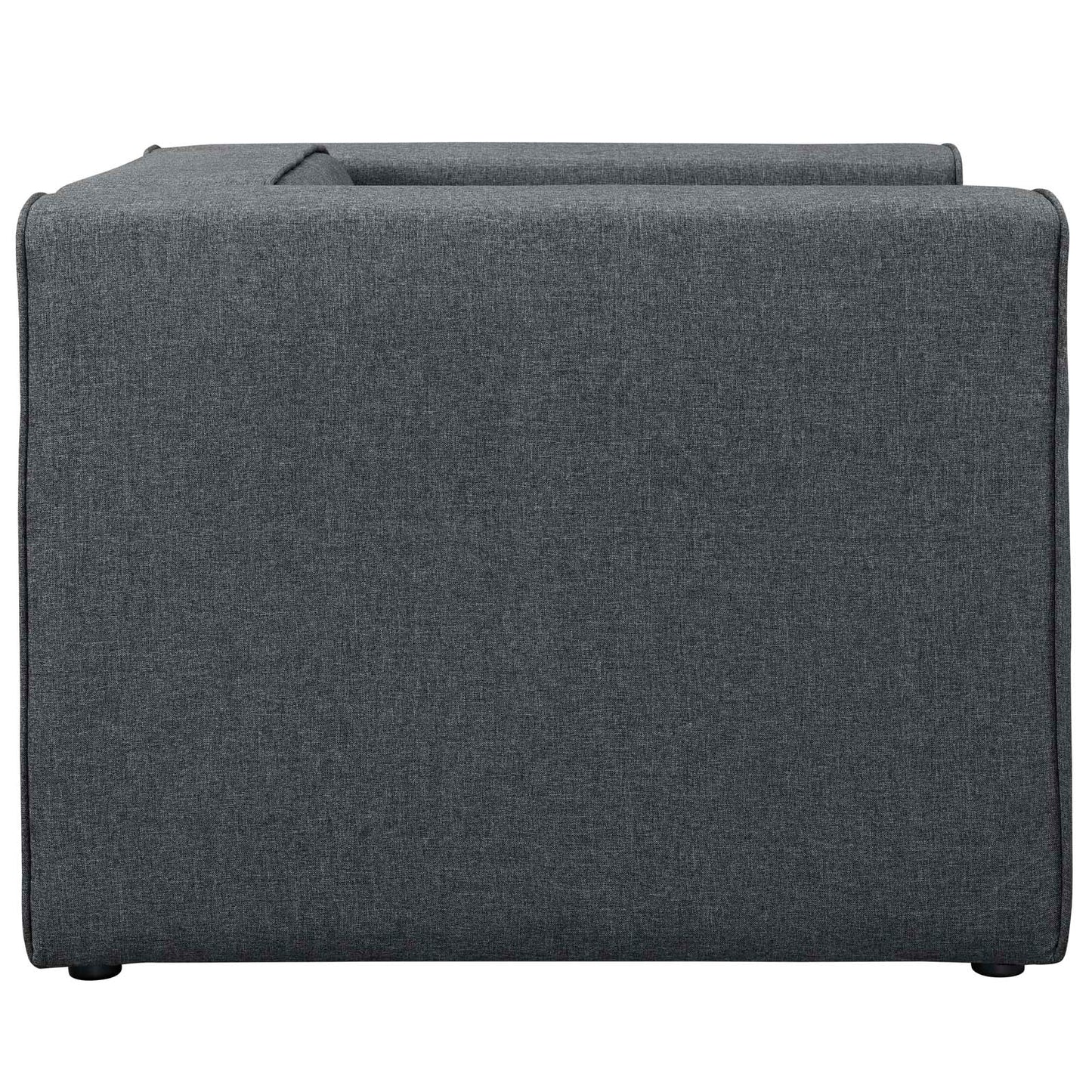 Modway Outlet Mingle Upholstered Fabric Armchair by Modway  Living Room Furniture Gray - EEI-2718-GRY