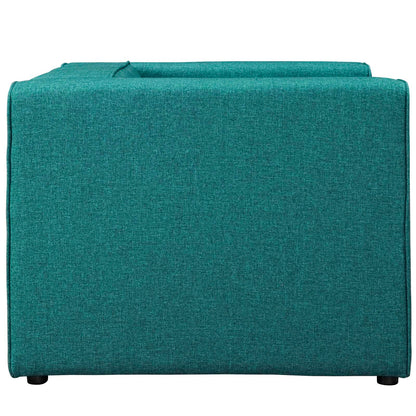 Modway Outlet Mingle Upholstered Fabric Armchair by Modway  Living Room Furniture Teal - EEI-2718-TEA