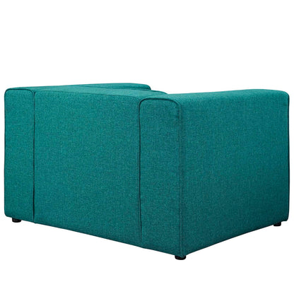 Modway Outlet Mingle Upholstered Fabric Armchair by Modway  Living Room Furniture Teal - EEI-2718-TEA