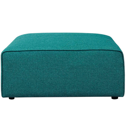Modway Outlet Mingle Fabric Ottoman by Modway  Living Room Furniture Teal - EEI-2726-TEA