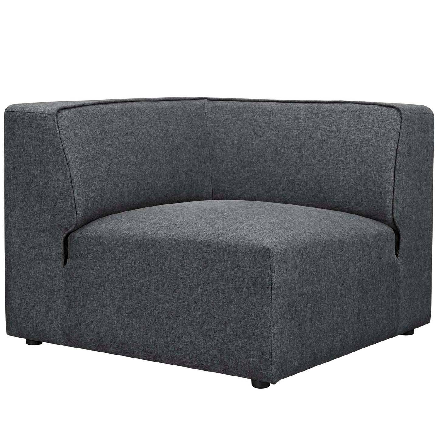 Modway Outlet Mingle Corner Sofa by Modway  Living Room Furniture Gray - EEI-2728-GRY