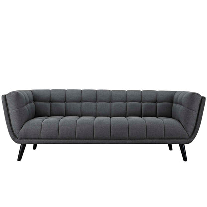 Modway Outlet Bestow Upholstered Fabric Sofa by Modway  Living Room Furniture Gray - EEI-2730-GRY