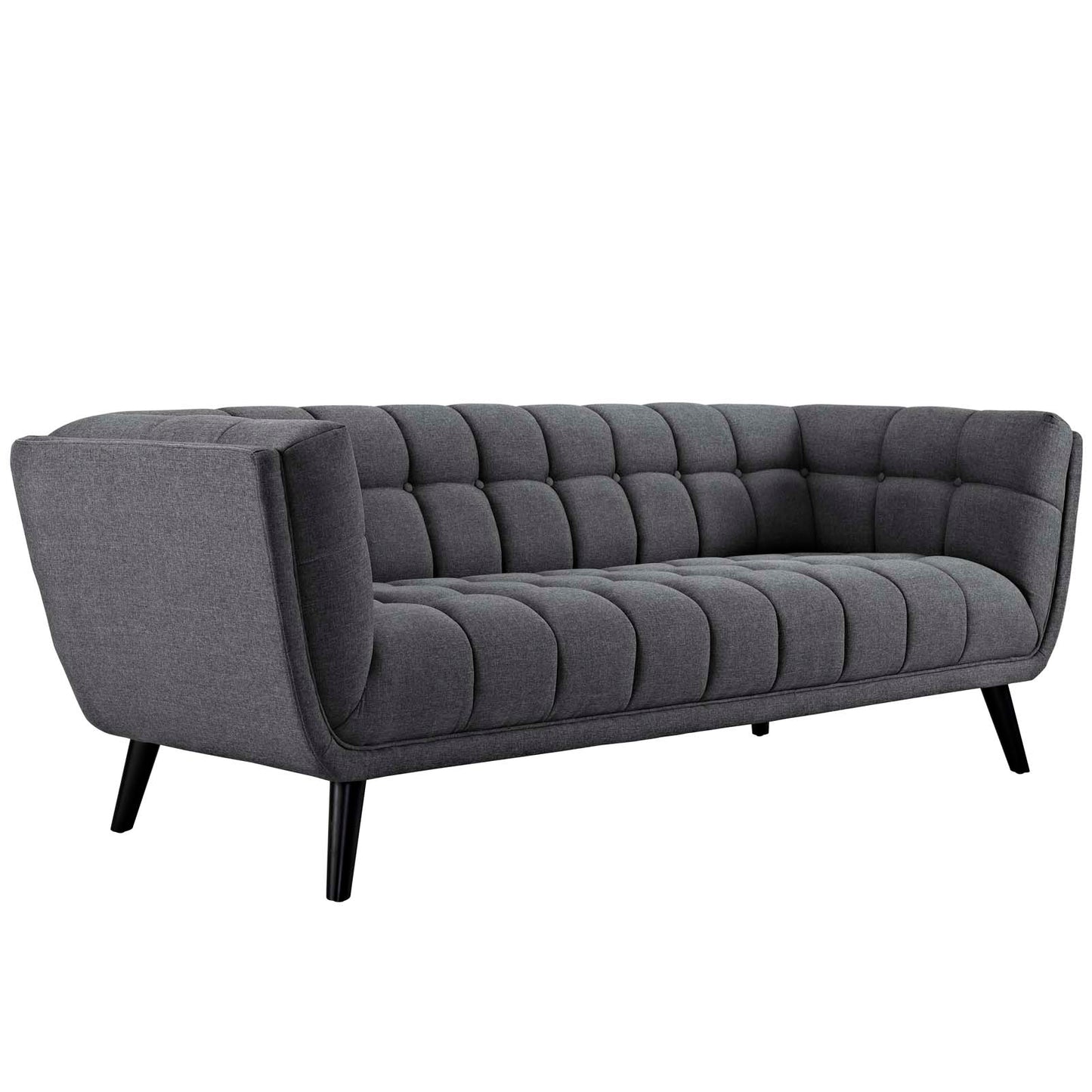 Modway Outlet Bestow Upholstered Fabric Sofa by Modway  Living Room Furniture Gray - EEI-2730-GRY