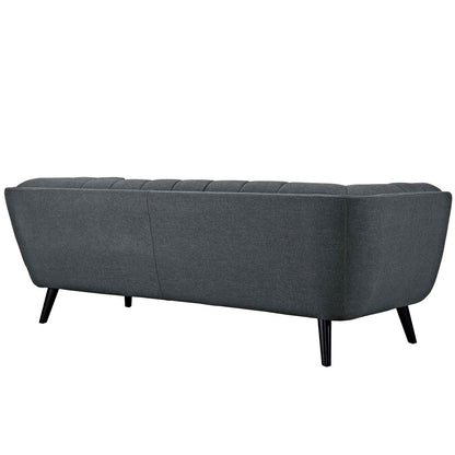 Modway Outlet Bestow Upholstered Fabric Sofa by Modway  Living Room Furniture Gray - EEI-2730-GRY
