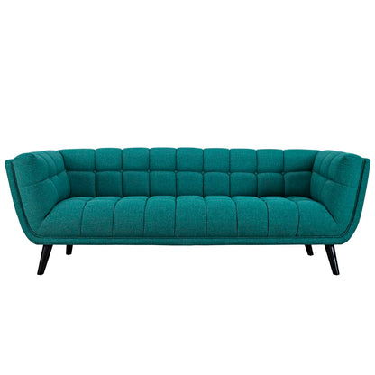 Modway Outlet Bestow Upholstered Fabric Sofa by Modway  Living Room Furniture Teal - EEI-2730-TEA