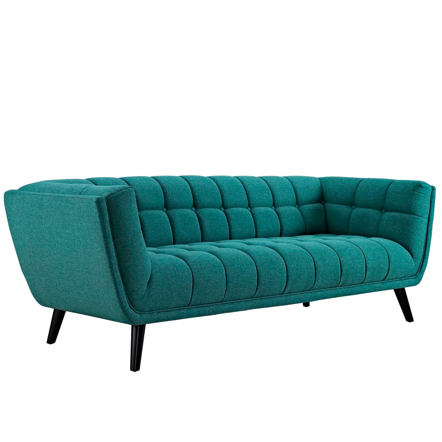 Modway Outlet Bestow Upholstered Fabric Sofa by Modway  Living Room Furniture Teal - EEI-2730-TEA